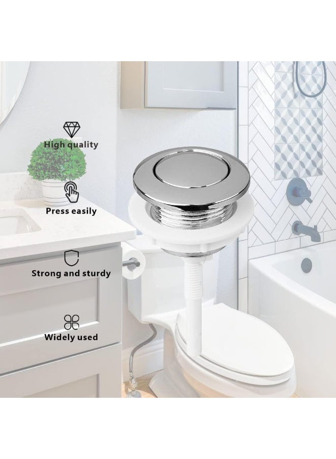 jaexest زر فلاش المرحاض زر خزان المرحاض المفرد زر خزان المرحاض المخفي لاستبدال أجزاء خزان المرحاض المنزلي - Image 4